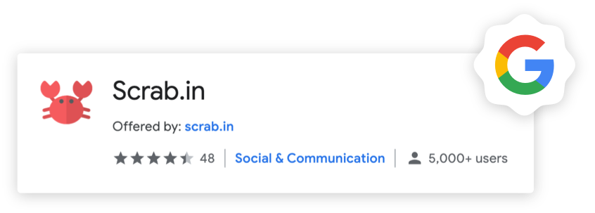 Approved by Google Chrome. Trusted by 6000+ users.
